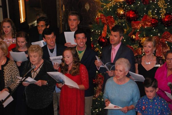 Caroling on Christmas Eve